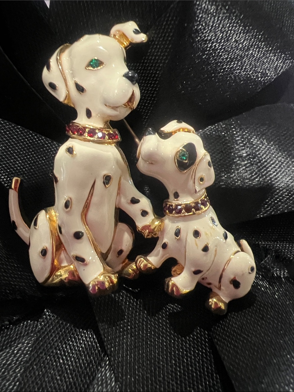 B#89-  Dalmatian mother dog and her puppy